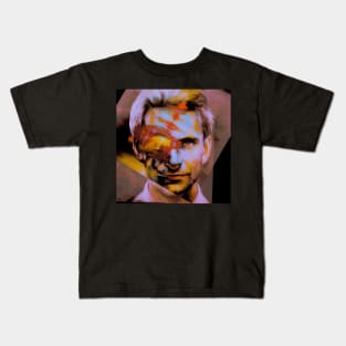 A Series of Voices - Trippy Glitch Art Portrait Kids T-Shirt